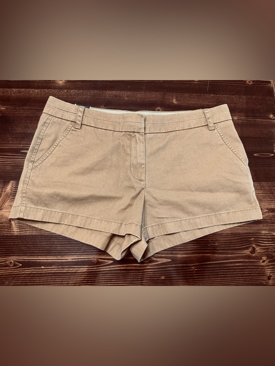 J. Crew Pants - J. Crew Women’s Khaki Cotton Chino Shorts NWT 3” Inseam Size 12